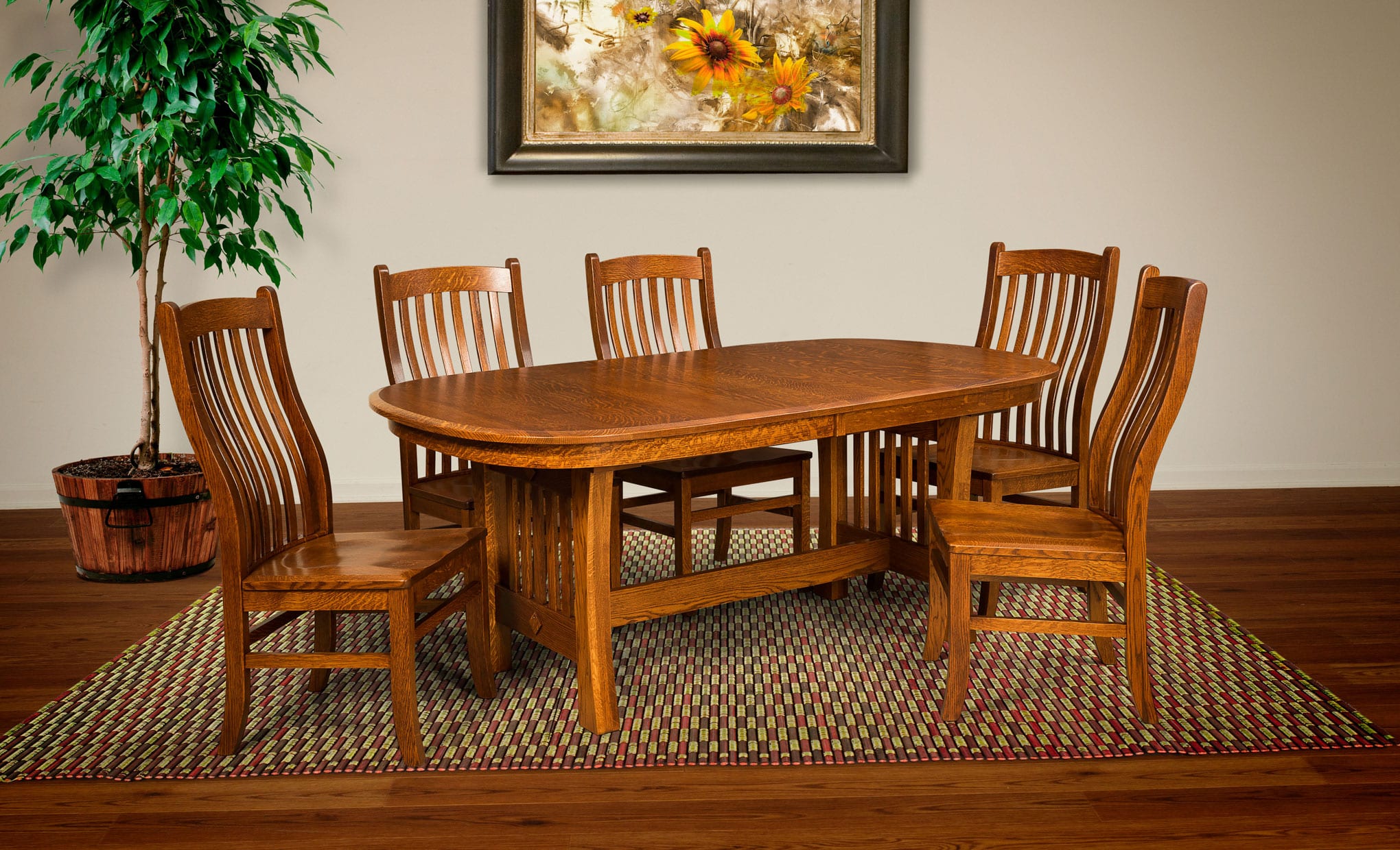 Arts And Crafts Dining Chair Amish, Arts And Crafts Dining Table