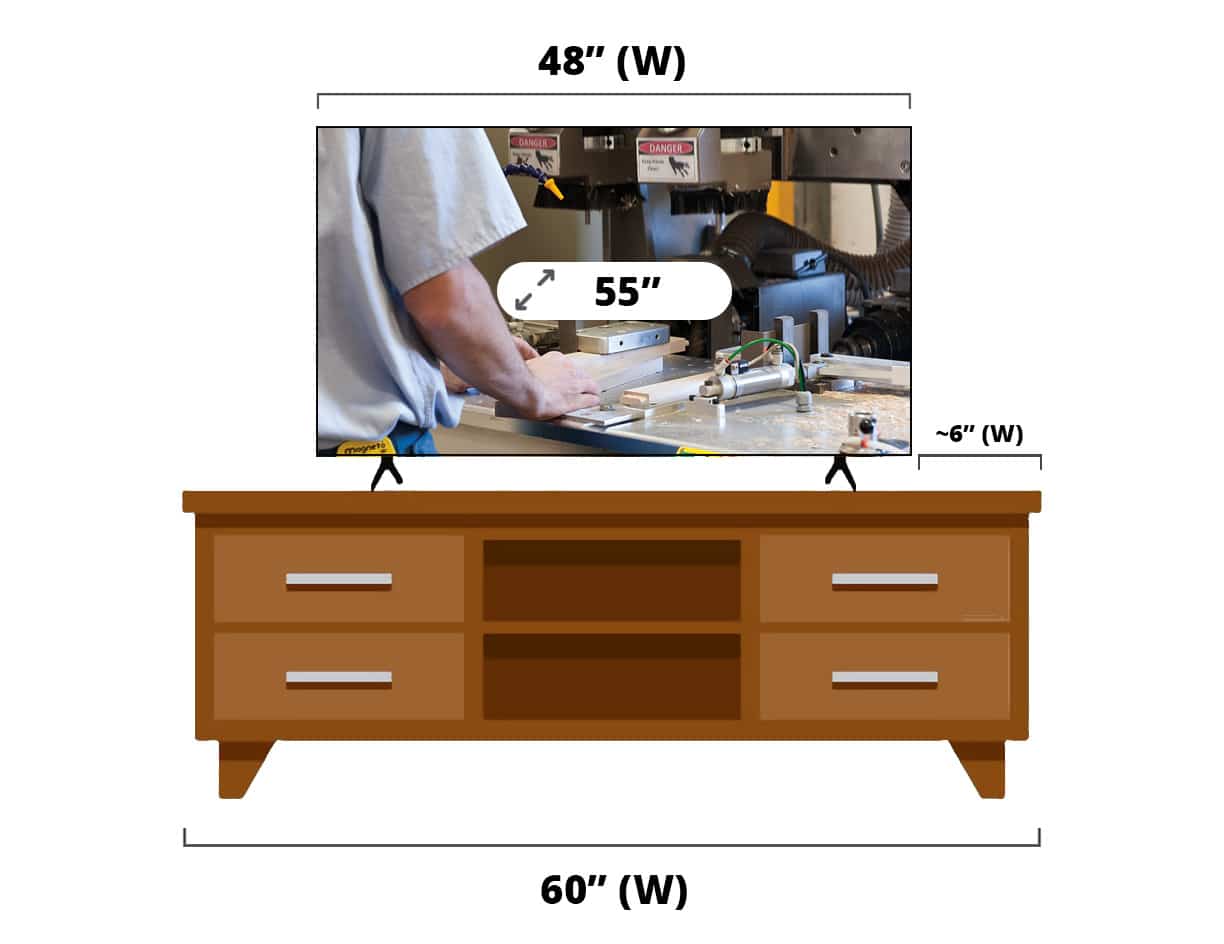 The Perfect Sized Tv Stand For Your, 32 Inch Wide Tall Dresser
