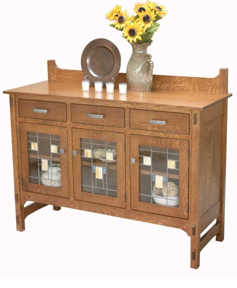 Glenwood Amish Sideboard with Glass Front