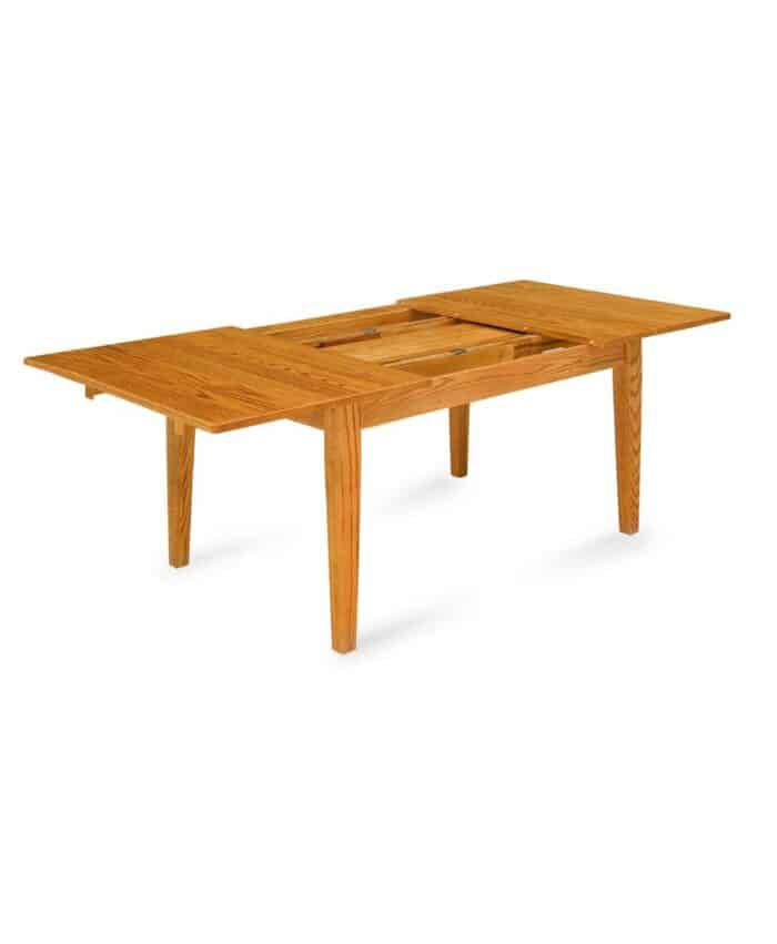 Lauries Amish Leg Table [Table Top Opened]