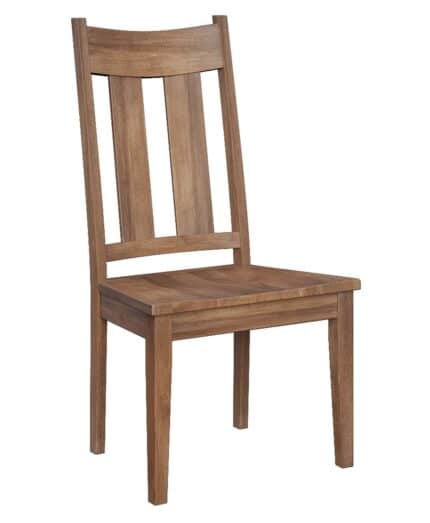 Amish Aspen Side Chair [Brown Maple with an Almond finish]