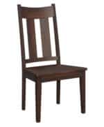 Amish Aspen Side Chair [Brown Maple with an Earthtone finish]