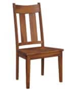 Amish Aspen Side Chair [Brown Maple with an Michael's Cherry finish]