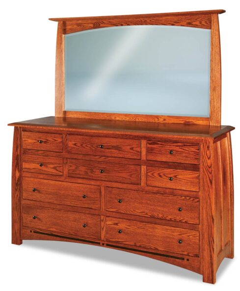 Boulder Creek 10 Drawer Dresser with optional mirror (JRBC-031)