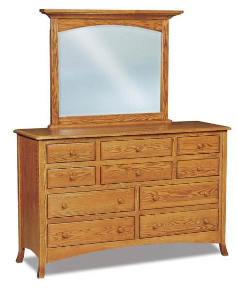 Carlisle 10 Drawer Dresser [JRBC-030 Mirror]