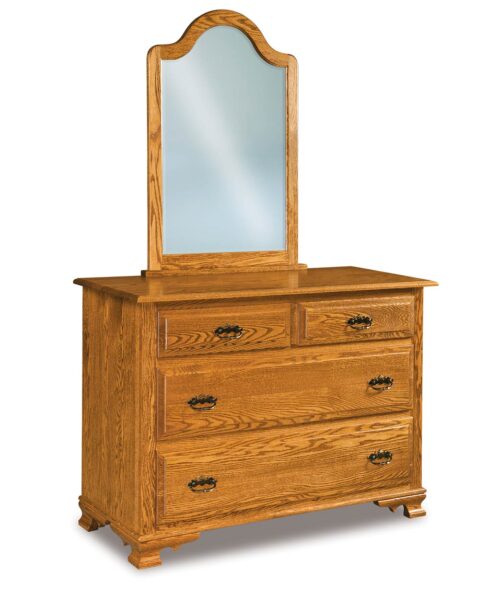 Hoosier Heritage 4 Drawer Dresser with optional mirror (JRH-049-1)