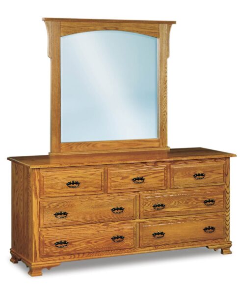Hoosier Heritage 7 Drawer Dresser [JRF-048 Mirror]
