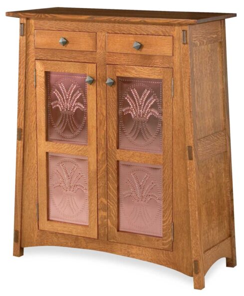 Arts and Crafts Amish Cabinet [Copper Door]
