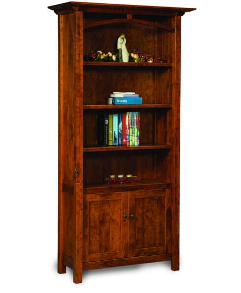 Artesa Amish Bookcase with Doors