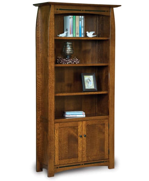 Boulder Creek Amish Bookcase with Doors