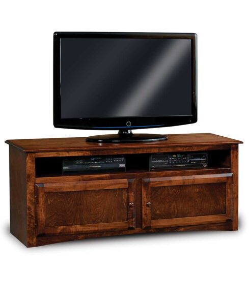 Durham 60" TV Stand [Brown Maple with a Rich Tobacco stain]