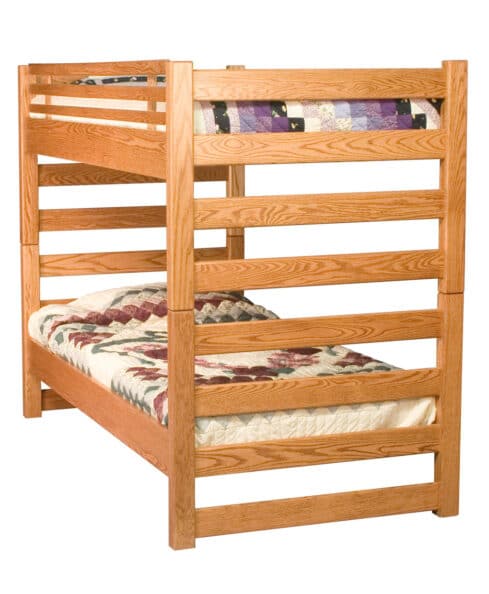 Ladder Bunk Bed [Oak with Honey stain]