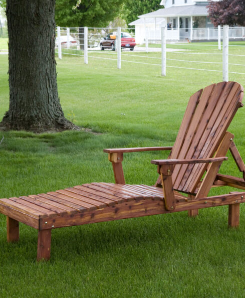Amish Outdoor Chaise Lounge