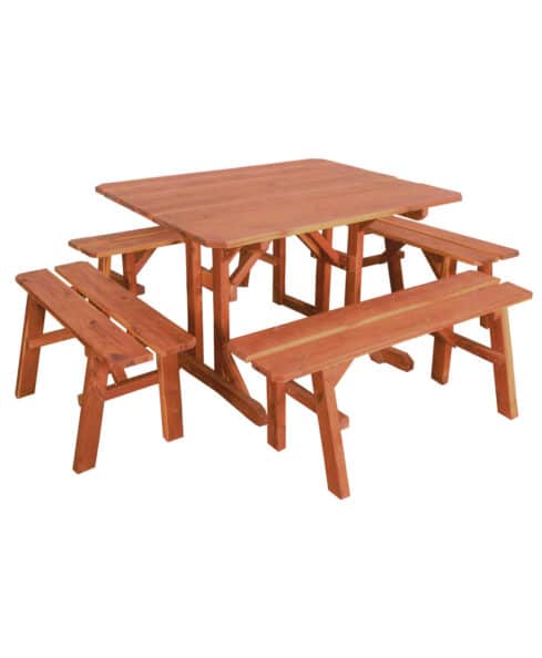 Amish Picnic Table with Benches