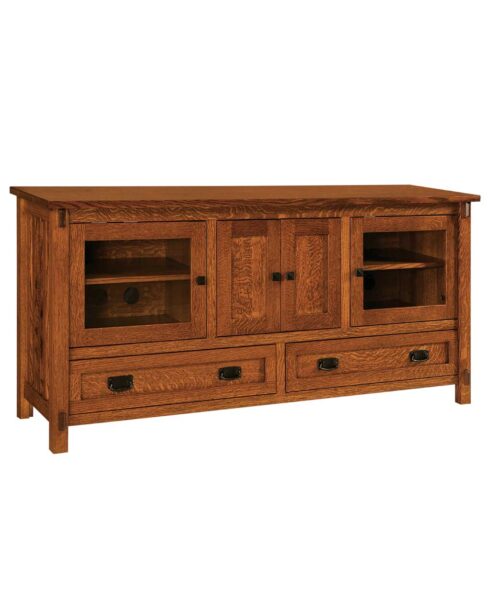 Rio Mission 4-Door 2-Drawer TV Stand