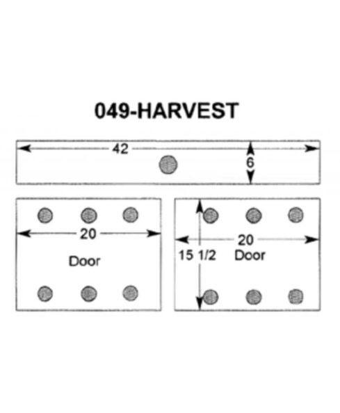 Harvest Small TV Stand [Dimensions]