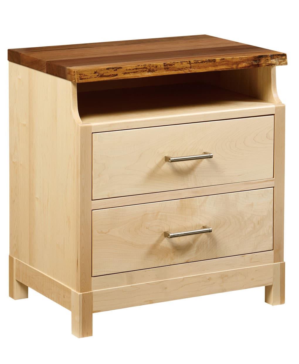 Westmere 2 Drawer Nightstand with Opening