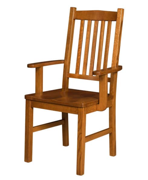Artisan Mission Amish Dining Chair [Arm]
