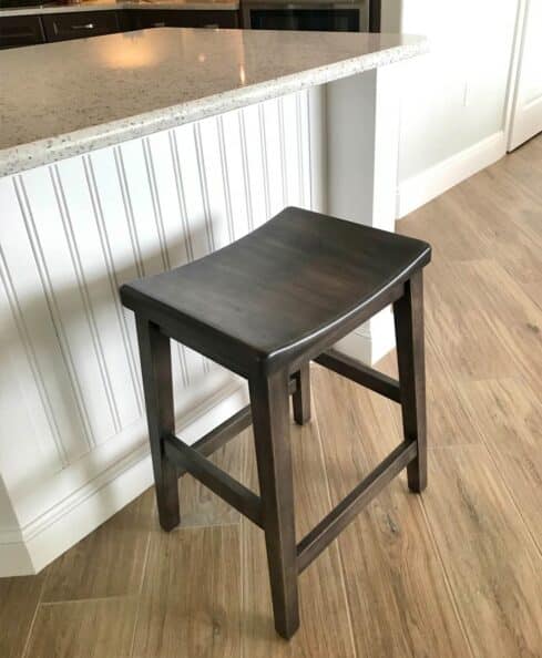 Coby Barstool [Shown in Hickory with Lava Rock finish / Amish Direct Furniture]