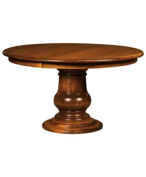 Camrose Amish Flushed Pedestal Table