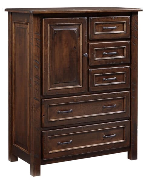 Belwright Amish 5 Drawers 1 Door Chest