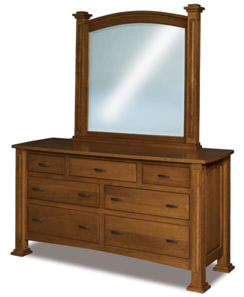 Lexington 7 Drawer Dresser with optional mirror (JRL-048)