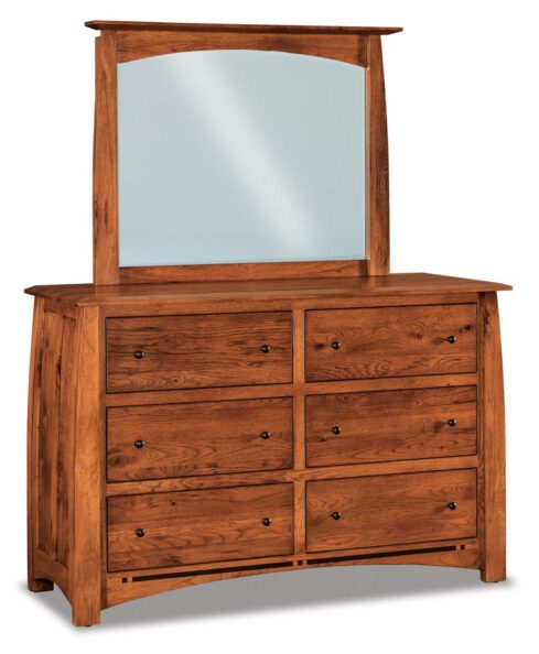 Boulder Creek 6 Drawer Dresser with optional mirror (JRBC-030)