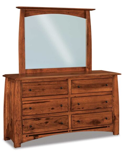 Boulder Creek 6 Drawer Dresser with optional mirror (JRBC-030)