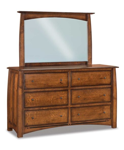 Boulder Creek 6 Drawer Dresser with optional mirror (JRBC-045)