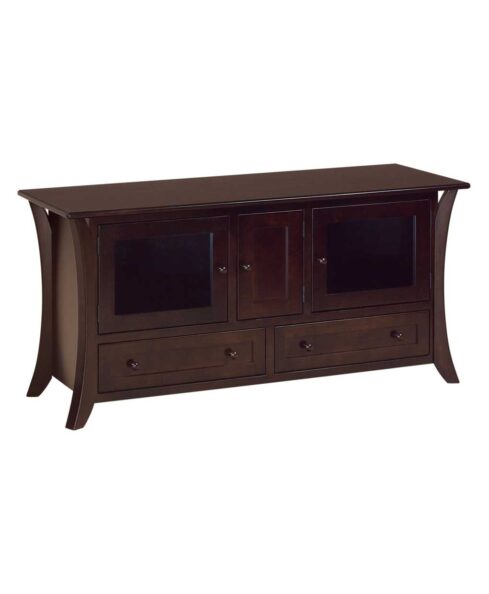 Amish Crafted Tall Caledonia TV Stand [60" wide model / CD2160TV]