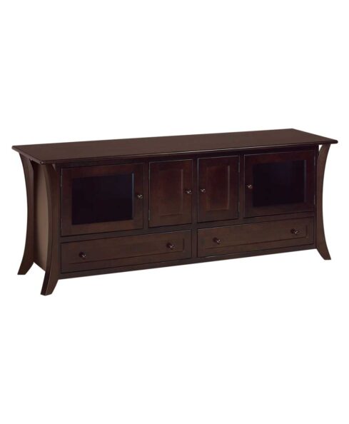 Amish Crafted Tall Caledonia TV Stand [72" wide model / CD2172TV]