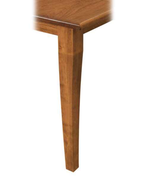 Amish crafted Fenmore Leg Table [Leg Detail / Front View]