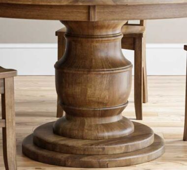 Burlington Table's Impressive Pedestal Design [Amish Direct Furniture]