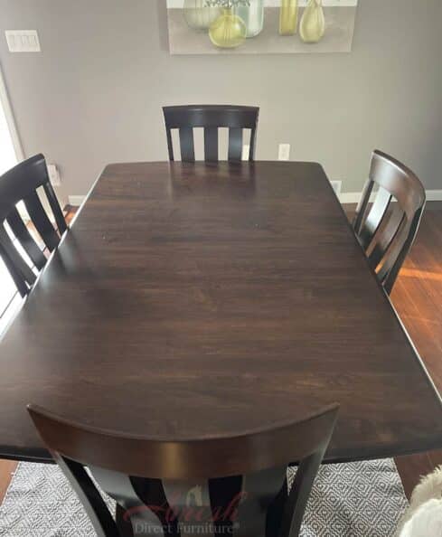 Imperial Dining Table with Alexander Chairs [Brown Maple with a Old Museum stain / Amish Direct Furniture]