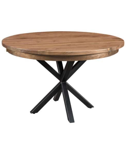 Brooklyn Pedestal Table with Metal Base