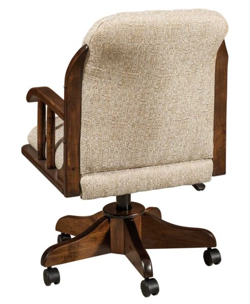Delray Amish Desk Chair [Back Detail]