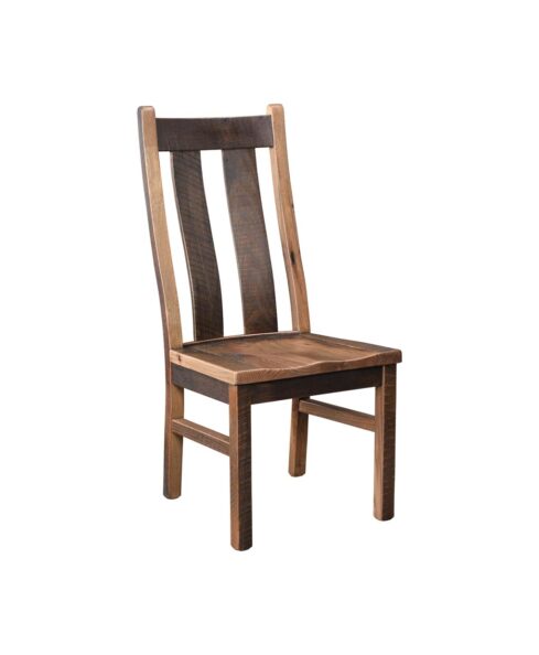 Amish Made Bristol Barnwood Dining Chair [Side Chair]