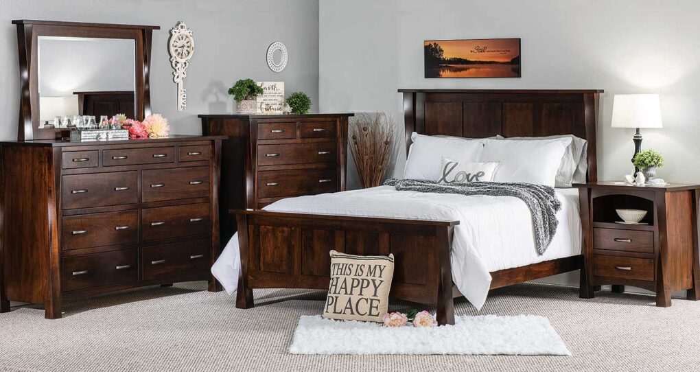 Amish crafted Lexington Arc Bedroom Suite