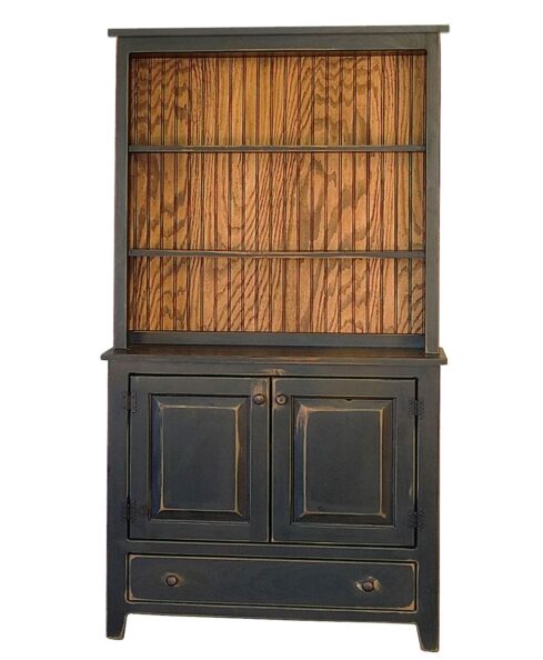 Biscuit Pine Safe with Hutch