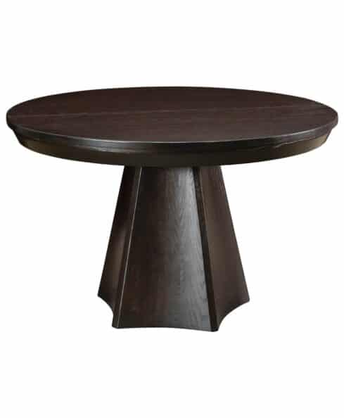 Amish made Brogan Pedestal Dining Table