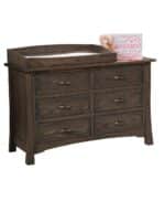 Addison 6 Drawer Dresser with Box Top [1206]