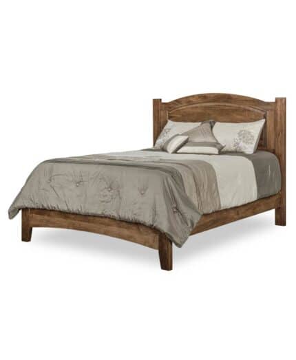 Carlston Panel Bed [R-06, Brown Maple with Almond]