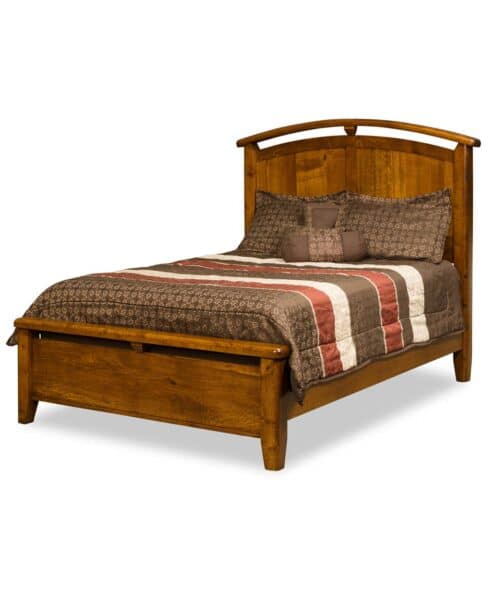 Cascade Amish Panel Bed with Low Footboard [F-066]