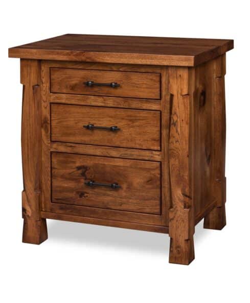 Amish Ouray 3 Drawer Nightstand [L-01]