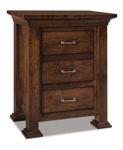 Amish Empire 3 Drawer Nightstand [JRE-029-3]