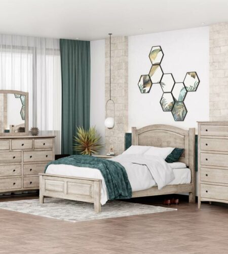 Carlston Amish Bedroom Set [Sap Cherry with a Mineral finish]