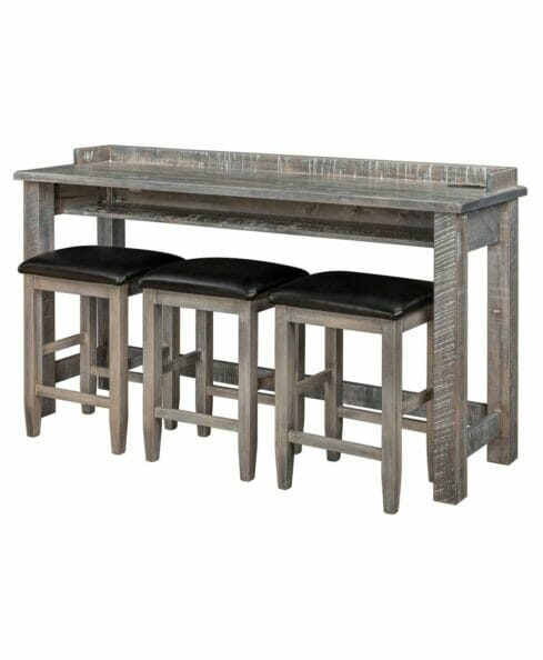 Amish El Paso Counter Height Sofa Table [Barstools sold separately]