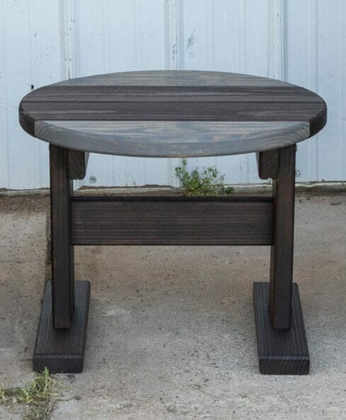 Amish Outdoor 21" Round Pine End Table