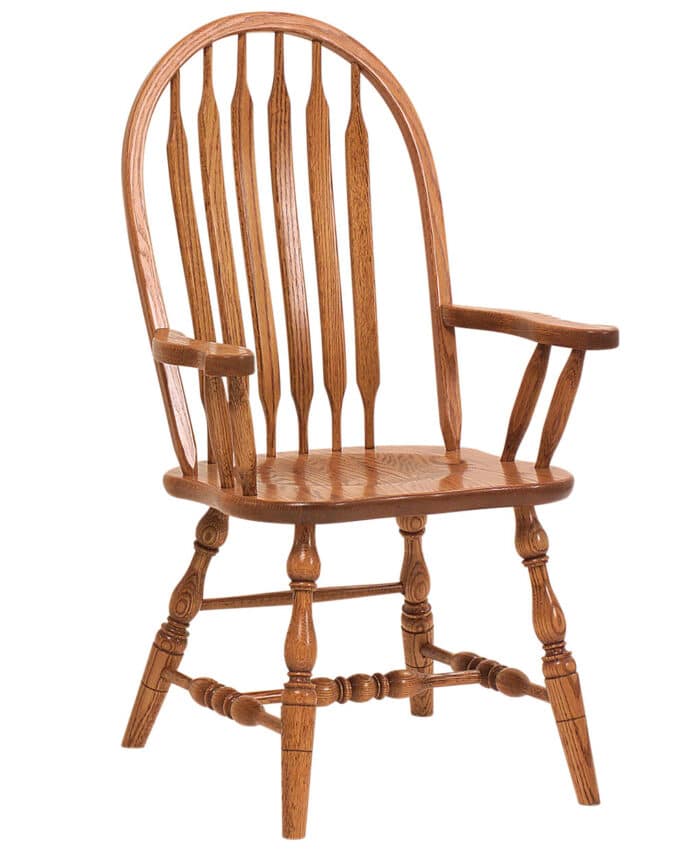 Bent Paddle Amish Dining Chair [Arm]
