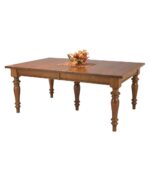 Amish Harvest Leg Table [Shown with Center Support Leg]